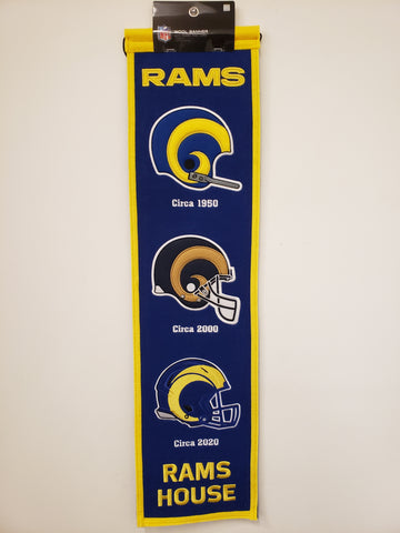 Winning Streak Heritage Banner Los Angeles Rams