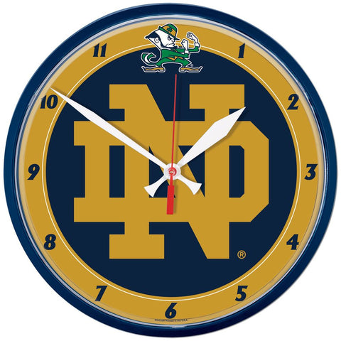 Wincraft Round Clock Notre Dame Fighting irish