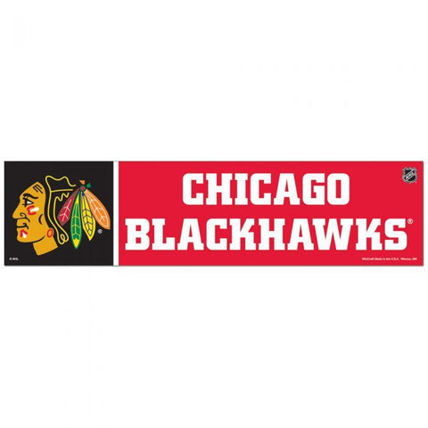 Wincraft Bumper Sticker Chicago Blackhawks