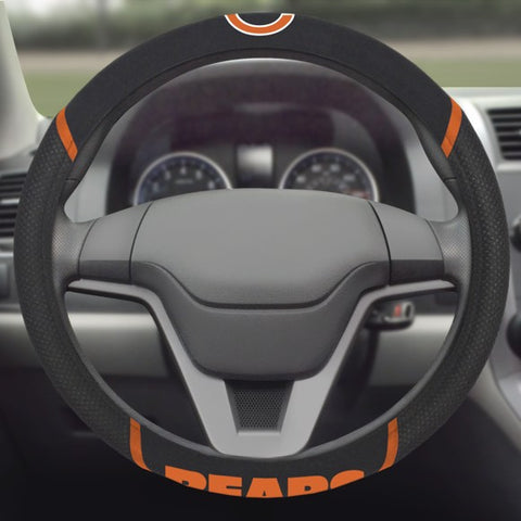 Fan Mats Steering Wheel Cover Chicago Bears