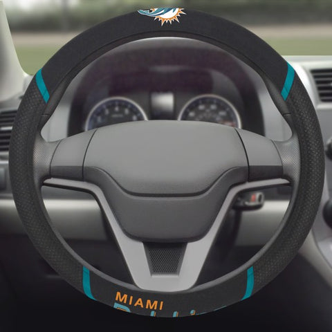 Fan Mats Steering Wheel Cover Miami Dolphins