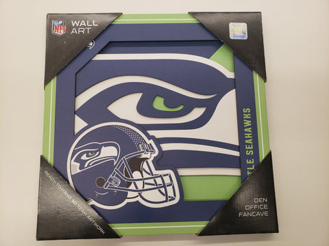 You The Fan 3D Logo Series Wall Art - Seattle Seahawks
