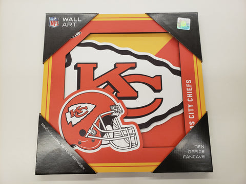 You The Fan 3D Logo Series Wall Art - Kansas City Chiefs