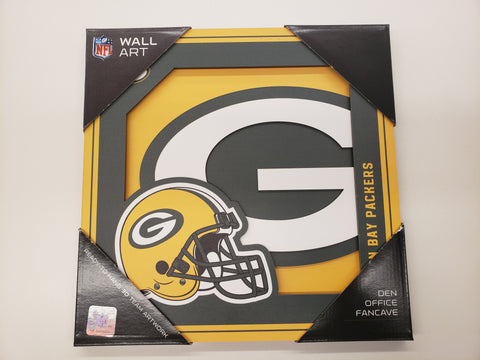 You The Fan 3D Logo Series Wall Art - Green Bay Packers