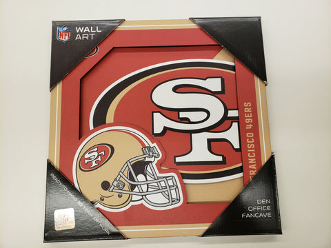 You The Fan 3D Logo Series Wall Art - San Francisco 49ers