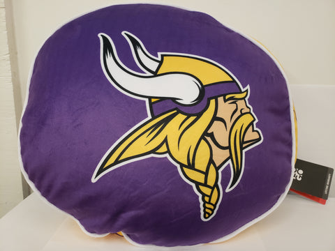 Logo Brands Puff Pillow - Minnesota Vikings
