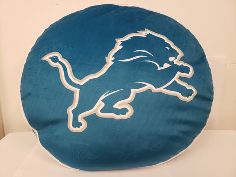 Logo Brands Puff Pillow - Detroit Lions