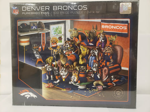 You The Fan Pure Bred Fans Puzzle - Denver Broncos