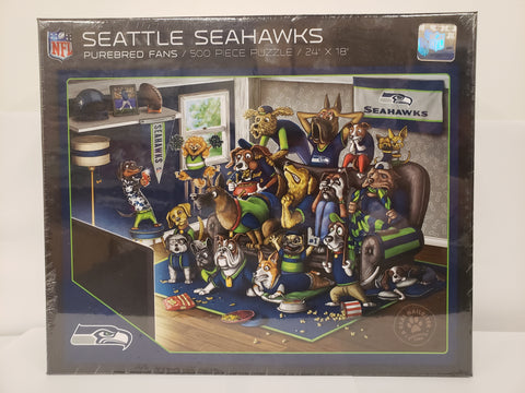 You The Fan Pure Bred Fans Puzzle - Seattle Seahawks