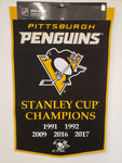 Winning Streak Dynasty Banner Pittsburgh Penguins