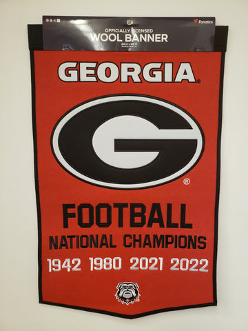 Winning Streak Dynasty Banner Georgia Bulldogs