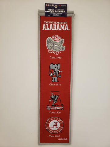 Winning Streak Heritage Banner Alabama Crimson Tide