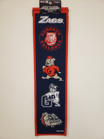 WinCraft Heritage Banner Gonzaga Bulldogs