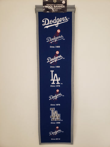 Winning Streak Heritage Banner Los Angeles Dodgers