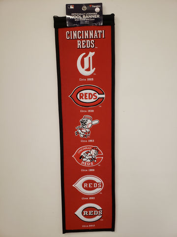 WinCraft Heritage Banner Cincinnati Reds