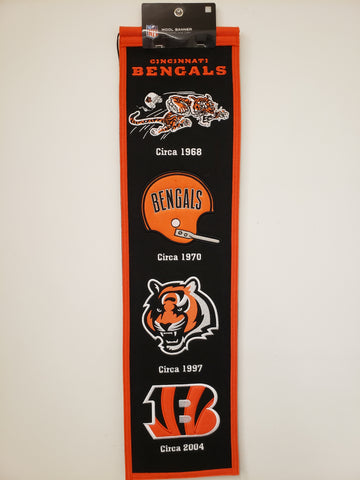 Winning Streak Heritage Banner Cincinnati Bengals