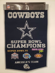Winning Streak Dynasty Banner Dallas Cowboys