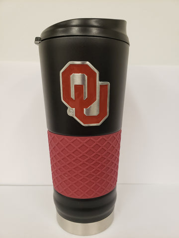 Logo Brands Draft Travel Mug - Oklahoma Sooners
