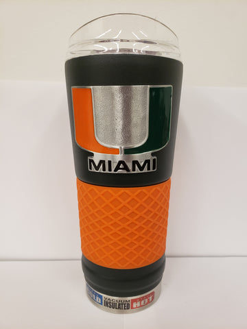 Logo Brands Draft Travel Mug - Miami Hurricanes