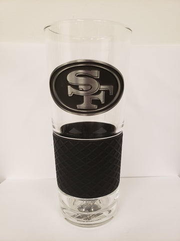 Great American Products Metal Emblem Pint Glass - San Francisco 49ers