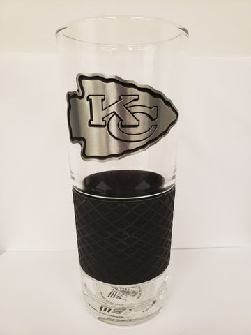 Great American Products Metal Emblem Pint Glass - Kansas City Chiefs