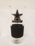 Great American Products Metal Emblem Pint Glass - Dallas Cowboys