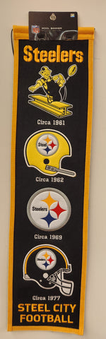 Winning Streak Heritage Banner Pittsburgh Steelers