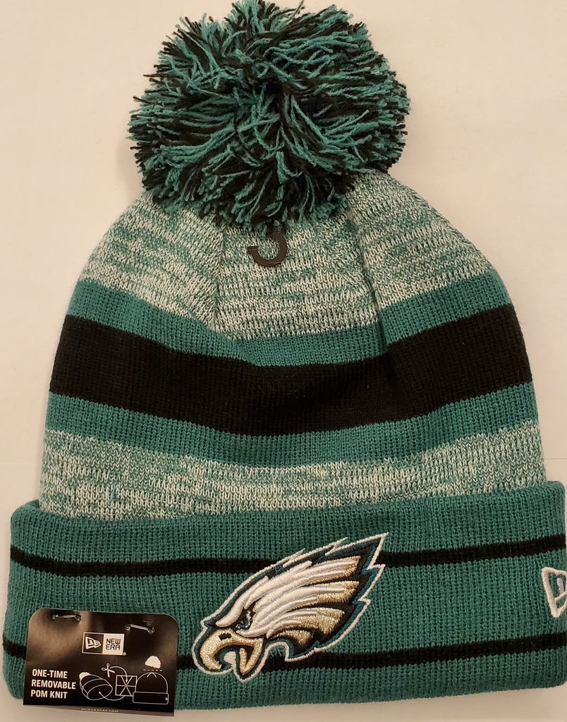 New Era NFL Pom Knit Hat Philadelphia Eagles - Main Image