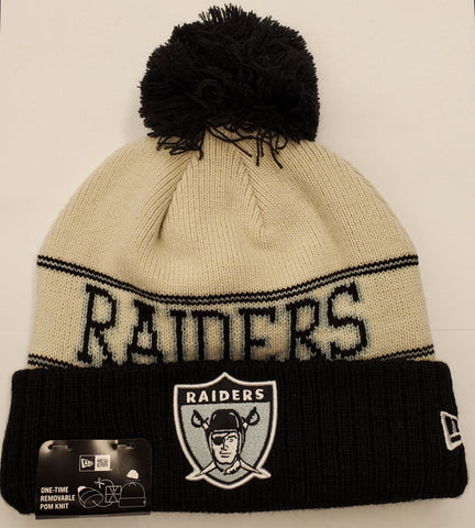 New Era 2023 NFL Sideline Historic Knit Hat - Las Vegas Raiders