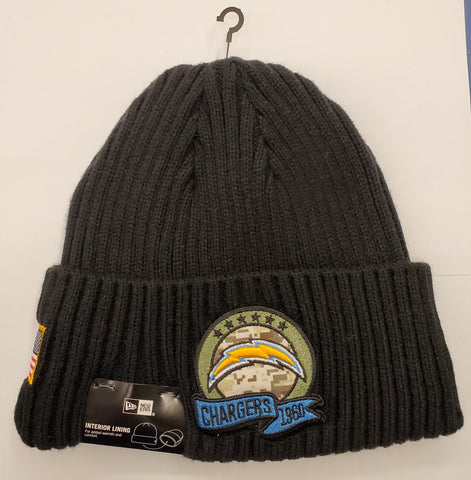 New Era 2022 NFL Sideline Salute to Service Knit Hat - Los Angeles Chargers