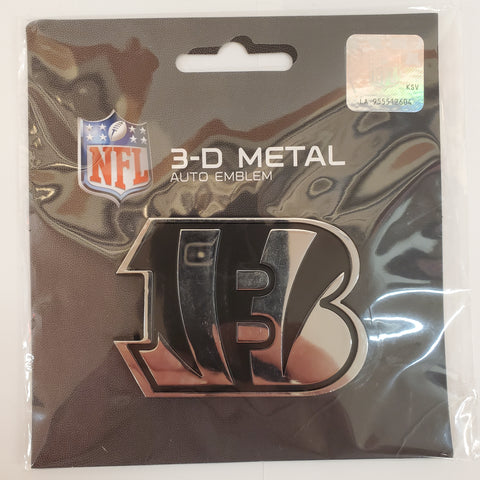 Fan Mats Chrome Auto Emblem Cincinnati Bengals