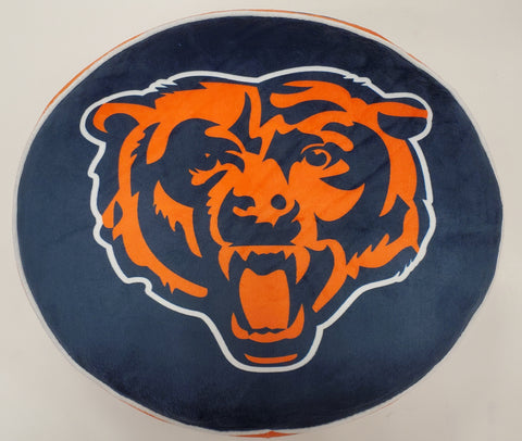 Logo Brands Puff Pillow - Chicago Bears