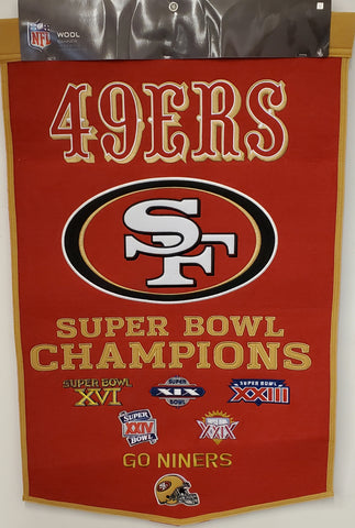 Winning Streak Dynasty Banner San Francisco 49ers