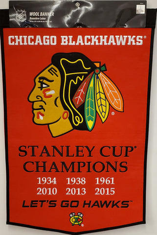 Winning Streak Dynasty Banner Chicago Blackhawks