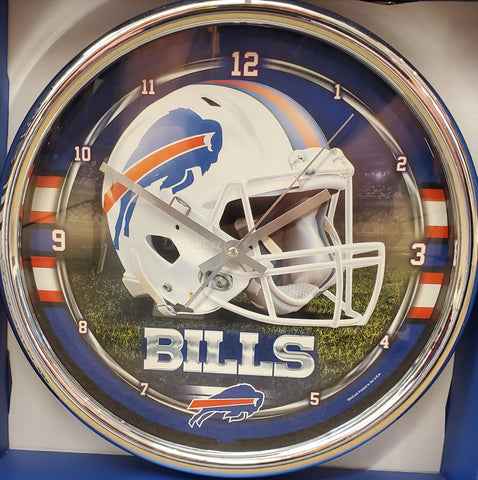 Wincraft Chrome Clock Buffalo Bills