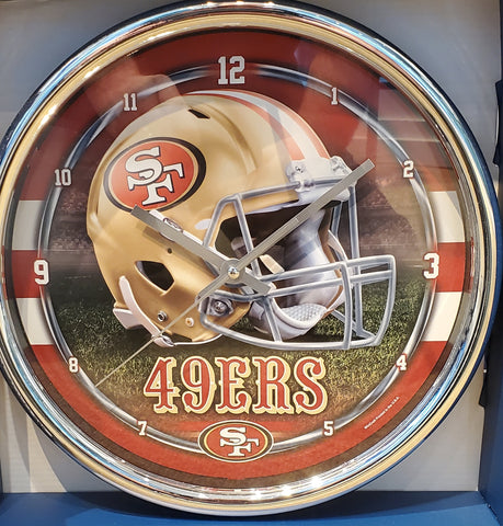 Wincraft Chrome Clock San Francisco 49ers