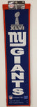 Winning Streak Super Bowl XLVI Heritage Banner New York Giants