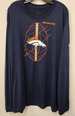 Nike Dri-fit Legend Icon Long-Sleeve T-Shirt - Denver Broncos