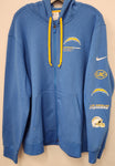 Nike Team Burpee Full-Zip Hoodie - Los Angeles Chargers