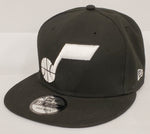 New Era NBA Team Basic Black & White Snapback - Utah Jazz