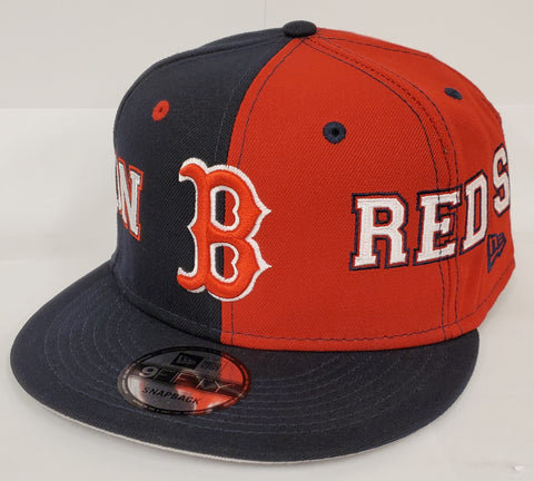 New Era MLB Team Split Snapback - Boston Red Sox