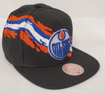 Mitchell & Ness NHL Paint Brush Snapback - Edmonton Oilers