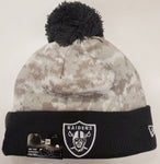 New Era 2024 NFL Sideline Salute to Service Knit Hat - Las Vegas Raiders