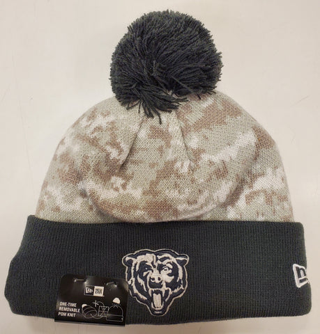 New Era 2024 NFL Sideline Salute to Service Knit Hat - Chicago Bears