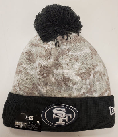 New Era 2024 NFL Sideline Salute to Service Knit Hat - San Francisco 49ers