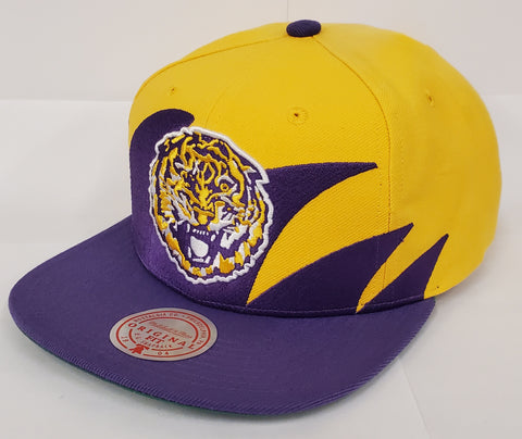 Mitchell & Ness Sharktooth Snapback - LSU Tigers