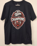 Fanatics Branded Back to Back Champs T-Shirt size Large - Georgia