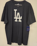 Fanatics Branded Black & White Logo T-Shirt size XX - Los Angeles Dodgers
