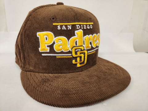 New Era MLB Corduroy Display Snapback - San Diego Padres