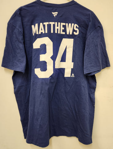 Fanatics Branded NHL Matthews Player T-Shirt size XX - Toronto Maple Leafs